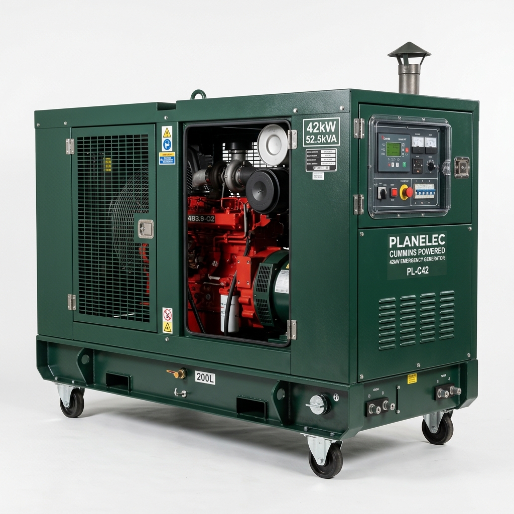 Planta de Emergencia Planelec 42kW con Motor Cummins